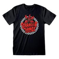 Stranger Things T-Shirt Checkered Circle Size L