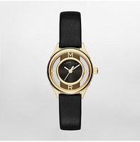 Horlogeband Marc by Marc Jacobs MBM1381 Leder Zwart 13.5mm