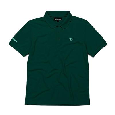 Herenpolo met Korte Mouwen Bobroff Groen Maat XL