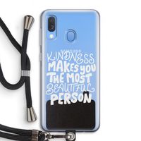The prettiest: Samsung Galaxy A40 Transparant Hoesje met koord