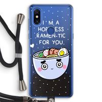 I'm A Hopeless Ramen-Tic For You: Xiaomi Mi Mix 3 Transparant Hoesje met koord