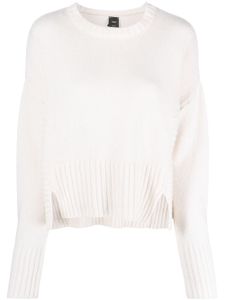 PINKO pull en maille à col rond - Blanc