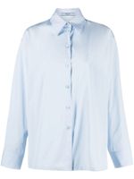 Prada chemise boutonnée à manches longues - Bleu