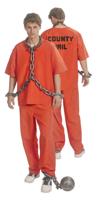County Jail kostuum Heren Oranje