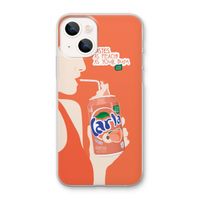 Peach please!: iPhone 13 mini Transparant Hoesje