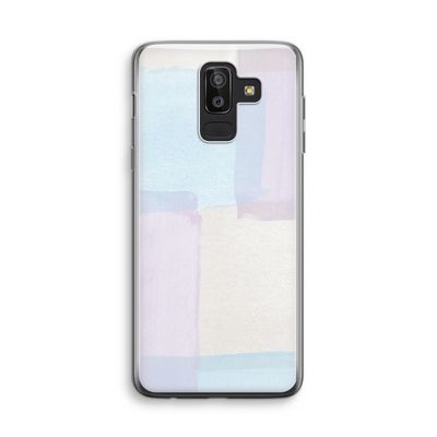 Square pastel: Samsung Galaxy J8 (2018) Transparant Hoesje