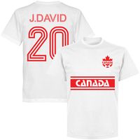 Canada Retro J. David 20 Team T-Shirt