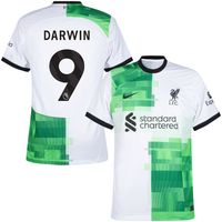 Liverpool Shirt Uit 2023-2024 + Darwin 9