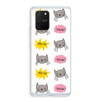 Meow: Samsung Galaxy S10 Lite Transparant Hoesje