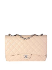 CHANEL Pre-Owned sac porté épaule Jumbo Classic Flap - Tons neutres