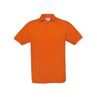 Oranje polo shirts met korte mouwen - thumbnail