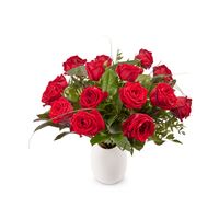 Rode rozen boeket
