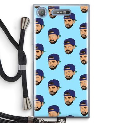 Drake Away: Sony Xperia XZ1 Transparant Hoesje met koord
