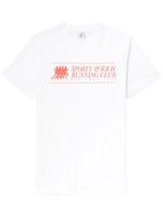 Sporty & Rich t-shirt 94 Running en coton - Blanc - thumbnail