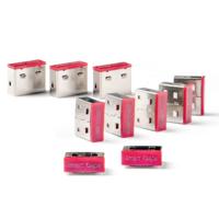 Smartkeeper CSK-PC01P USB-A-poortslot Set van 10 stuks Rood, RVS Zonder sleutel, Permanente vergrendeling