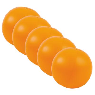 5x Opblaasbare strandbal oranje 30 cm