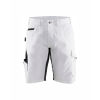 Blåkläder Schildersshorts met stretch 10941330 | Wit/Donkergrijs | Maat 64 - 7330509748497