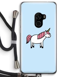 Eenhoorn: Xiaomi Mi Mix 2 Transparant Hoesje met koord
