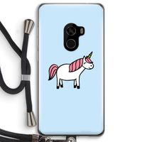 Eenhoorn: Xiaomi Mi Mix 2 Transparant Hoesje met koord