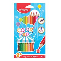 Maped kleurpotlood Color'Peps Jumbo Early Age, 24 potloden in een kartonnen etui - thumbnail