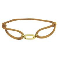 Satijnen Armband Verstelbaar 13-26 cm met Element 20x6 mm