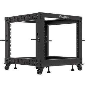 Lanberg OR01-6109-B rack 9U Vrijstaande rek Zwart