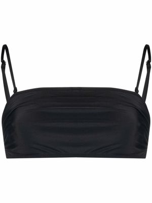 GANNI haut de bikini à encolure carrée - Noir