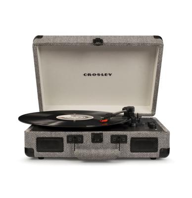 31% korting | Crosley Cruiser Plus Platenspeler - Visgraat Motief - B-Stock
