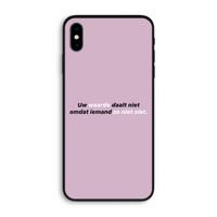 uw waarde daalt niet: iPhone XS Max Biologisch afbreekbaar hoesje