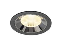 SLV InbouwspotNuminos L zwart/chroom 3000K - 40gr - 1009779