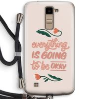 Optimistic flower girl: LG K10 (2016) Transparant Hoesje met koord