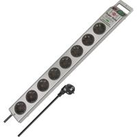 Brennenstuhl 1153340318 Overspanningsveilige stekkerdoos Zilver Randaarde stekker 1 stuk(s)