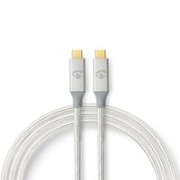 Nedis USB-Kabel | USB-C Male naar USB-C Male | 2 m | 1 stuks - CCTB64020AL20 CCTB64020AL20