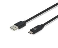 HP 2UX16AA USB-kabel USB 2.0 3 m USB A USB C Zwart - thumbnail