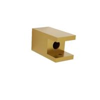 Gouden leuningdrager rechthoekig voor 40x20 trapleuning Gouden leuningdrager rechthoekig voor 40x20 trapleuning