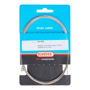 Elvedes rem binnenkabel 2000mm (10) V-nippel RVS 6411RVS/10