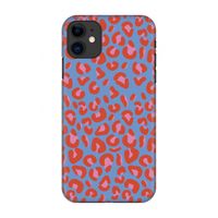 Leopard blue: Volledig geprint iPhone 11 Hoesje