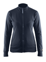 Blåkläder Dames Sweatshirt 33721158 | Donker marineblauw | Maat L - 7330509587775