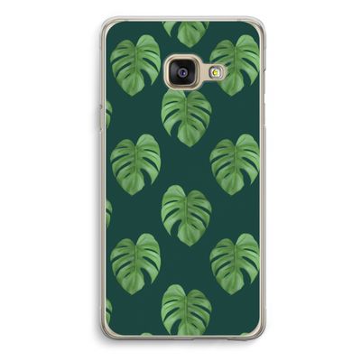 Monstera leaves: Samsung A3 (2017) Transparant Hoesje