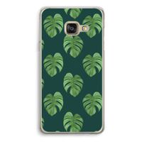 Monstera leaves: Samsung A3 (2017) Transparant Hoesje