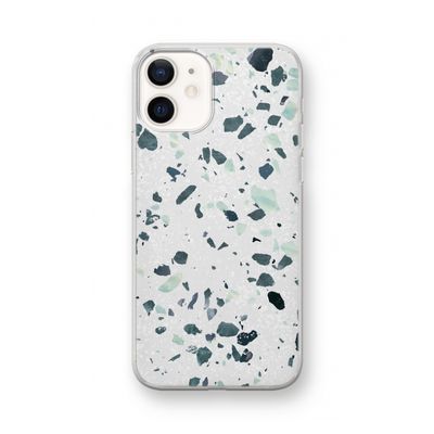 Terrazzo N°2: iPhone 12 mini Transparant Hoesje