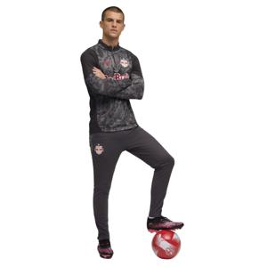 PUMA Red Bull Salzburg Trainingspak 1/4-Zip 2025-2026 Donkergrijs Zwart Rood