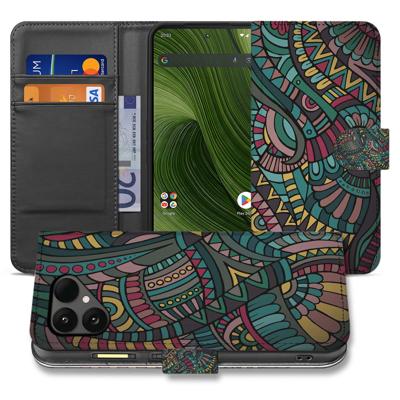Stylish Aztec Design Book Case Hoesje voor Fairphone 6