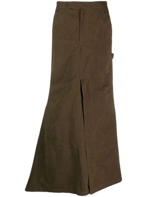 Dorothee Schumacher jupe asymétrique à poches cargo - Vert