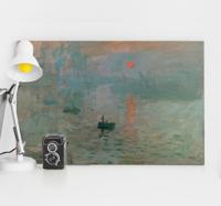 Impressie Sunrise van Monet schilderij kunst