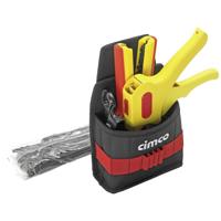 Cimco Gürteltasche Solar inkl. 4 Tlg 170477 Gereedschapstas gevuld Electricien, Handwerker 5-delig