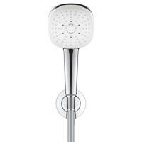 GROHE Tempesta 110 Cube Handdoucheset - Ø11cm - 3 straalsoorten - met wandaansluitbocht - 150cm - chroom. 26910003