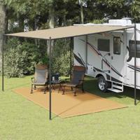 VidaXL Tenttapijt 250x400 cm hdpe zandkleurig