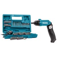 Makita DF001DW Schroevendraaier + accessoireset 81-delig 3,6V in koffer