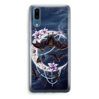 Vleermuizen Maan: Huawei P20 Transparant Hoesje